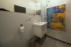 Baðherbergi á Replay apartmány