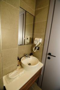 Koupelna v ubytování Hotel Zeneli Vlore