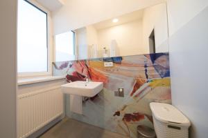Vannituba majutusasutuses Replay apartmány +35 fotot