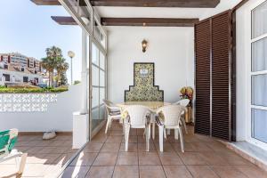 Μπαλκόνι ή βεράντα στο Beachside house Fuengirola