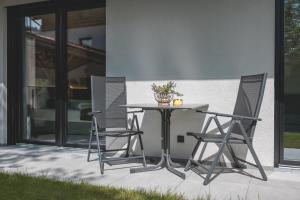 Patio alebo iná vonkajšia časť ubytovania Thalhof Apartments