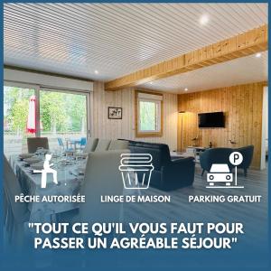 Fotografie z fotogalerie ubytování Chalet avec terrasse sur pilotis vue sur l'étang v destinaci Rue