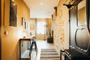 Kuchyň nebo kuchyňský kout v ubytování Le Franchimontois Appartement 6p - Theux