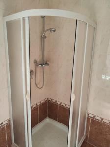a shower in a bathroom with a tub at Lovin Puglia Vacation in Bari +36 photos