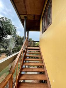En balkong eller terrasse på Villa calme - Jardin Tropical - Kpalimé
