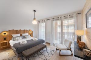 Posteľ alebo postele v izbe v ubytovaní Perle de Savoie - Apt A401 - BO Immobilier - Châtel - Châtel Multipass Été 2025 en option au tarif de 3euros par jour et par personne
