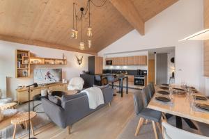 Kuchyňa alebo kuchynka v ubytovaní Perle de Savoie - Apt A401 - BO Immobilier - Châtel - Châtel Multipass Été 2025 en option au tarif de 3euros par jour et par personne