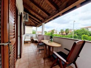 Un balcon sau o terasă la Villa Aleksandar Porec