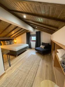 Ένα ή περισσότερα κρεβάτια σε δωμάτιο στο Villa D’Aurora Country Suites +36 φωτογραφίες
