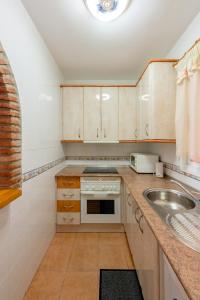 Kuchyň nebo kuchyňský kout v ubytování Apartamento Sibarys Ladera del mar