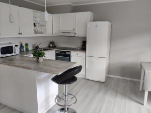 Kjøkken eller kjøkkenkrok på FeelHome apartment Vestregata 52 , 2nd floor