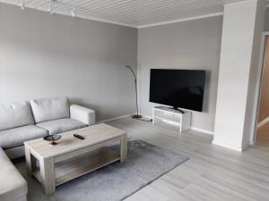 En TV eller et underholdningssystem på FeelHome apartment Vestregata 52 , 2nd floor