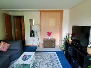 A television and/or entertainment centre at Apartment with great view at Residence Brunner