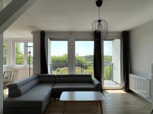 Χώρος καθιστικού στο Borne apartamenty