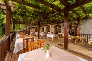A restaurant or other place to eat at Watermill Villa & Hotel Faralya