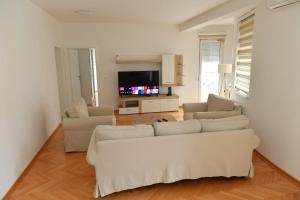 TV a/nebo společenská místnost v ubytování Dobi Apartmani WING