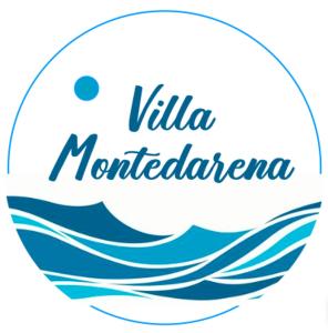 logo wioski montenegro w oceanie w obiekcie Villa Montedarena w mieście Pulsano