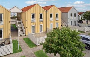an aerial view of a row of houses at Nice Apartment In Rudkbing With Wifi And 2 Bedrooms in Rudkøbing