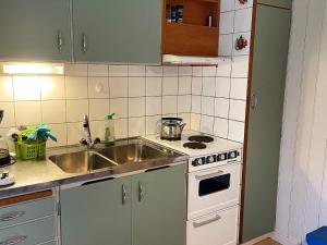 Kuchyň nebo kuchyňský kout v ubytování Holiday home KLÄSSBOL II