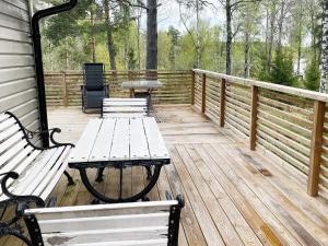 Balkón nebo terasa v ubytování Holiday home KLÄSSBOL II