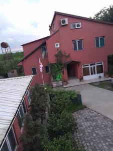 Bygningen som pensionatet ligger i