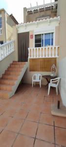 Balkon lub taras w obiekcie ZEUS BEACH Apartament