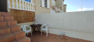 Balkon lub taras w obiekcie ZEUS BEACH Apartament