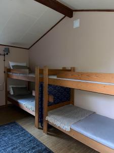 Postel nebo postele na pokoji v ubytování BaseCamp Birtavarre