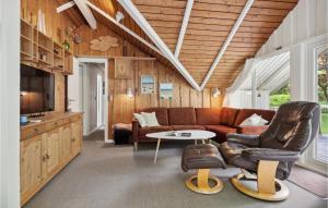 Et opholdsområde på Holiday Home Mosevænget Hemmet I