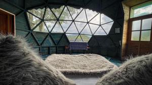 Posezení v ubytování Glamping Magic Love