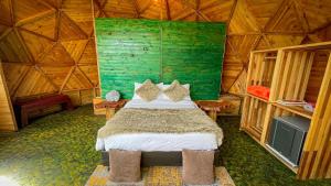 Postel nebo postele na pokoji v ubytování Glamping Magic Love