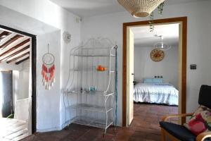 Postel nebo postele na pokoji v ubytování Casa Andreas