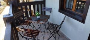 A balcony or terrace at Pearl Apartments Sozopol