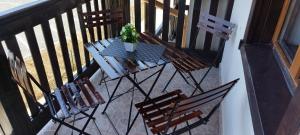 A balcony or terrace at Pearl Apartments Sozopol