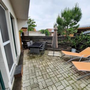 Patio nebo venkovní prostory v ubytování Ferienwohnung Fertsch