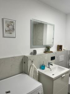ห้องน้ำของ Schöne Terassenwohnung