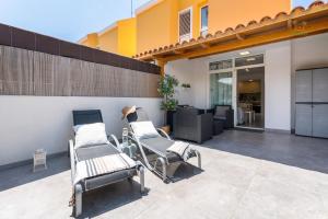 Balkón alebo terasa v ubytovaní Sunnyside Bungalow