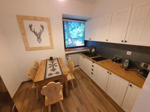 Kuchyňa alebo kuchynka v ubytovaní Apartament z jacuzzi Zakopane
