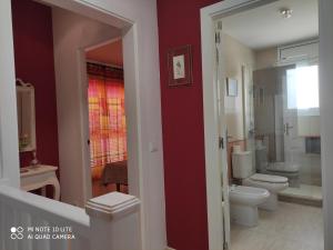 A bathroom at CAL53