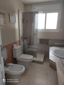 A bathroom at CAL53