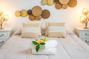 Postel nebo postele na pokoji v ubytování Ideal Property Mallorca - Verdera