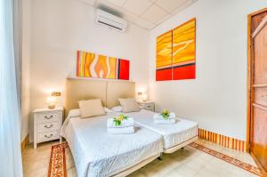 Postel nebo postele na pokoji v ubytování Ideal Property Mallorca - Verdera