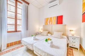 Postel nebo postele na pokoji v ubytování Ideal Property Mallorca - Verdera