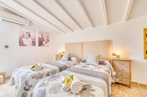 Postel nebo postele na pokoji v ubytování Ideal Property Mallorca - Verdera