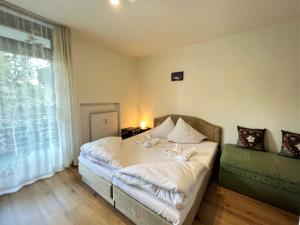 Katil atau katil-katil dalam bilik di Ferienwohnung Schwanennest