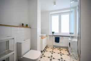Kúpeľňa v ubytovaní Apartament 110 w centrum Gdyni ProstyWynajem