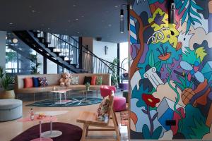 Posezení v ubytování Moxy Athens City
