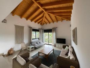 Posezení v ubytování Villa Mas Paz