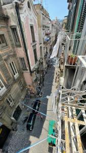 an overhead view of a street in a city at Anima Partenopea in Naples