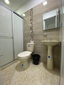 Koupelna v ubytování APARTAMENTO EN DORADAL A 12 minutos de Nápoles